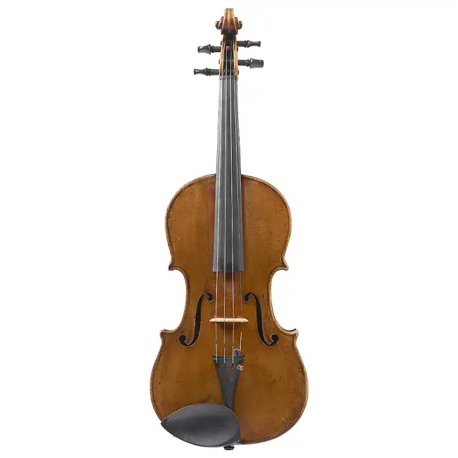4/4 English Violin by and labelled James Cole, Manchester, c1860 - Cover Image