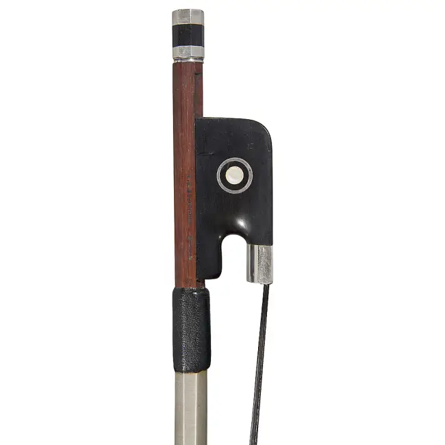 English Double Bass Bow by and stamped Arthur R Bultitude - Cover Image