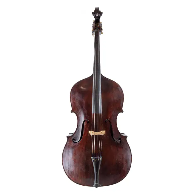 7/8 Hungarian 5 String Double Bass Labelled Volgyi Laszlo - Cover Image
