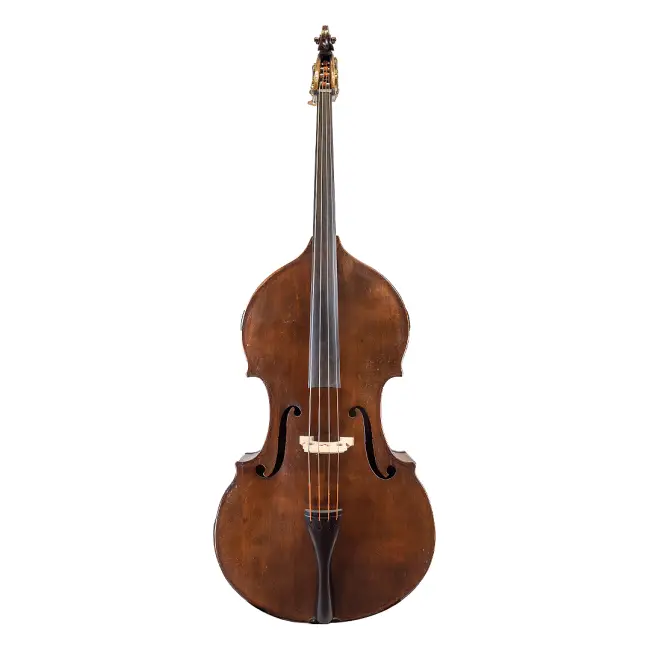 3/4 English Double Bass By And Labelled Ernest Francis Lant 1985 - Cover Image